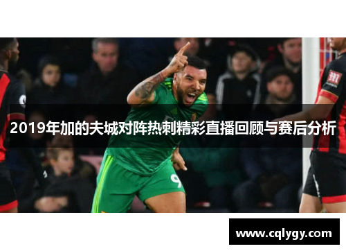 2019年加的夫城对阵热刺精彩直播回顾与赛后分析